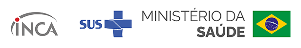 logos do INCA, SUS e Ministério da Saúde